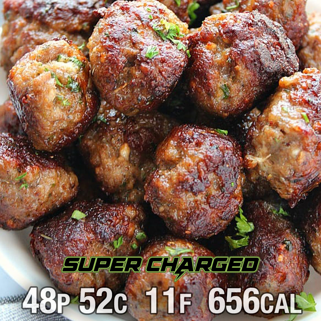 Beef Meatballs - SUPER CHARGED