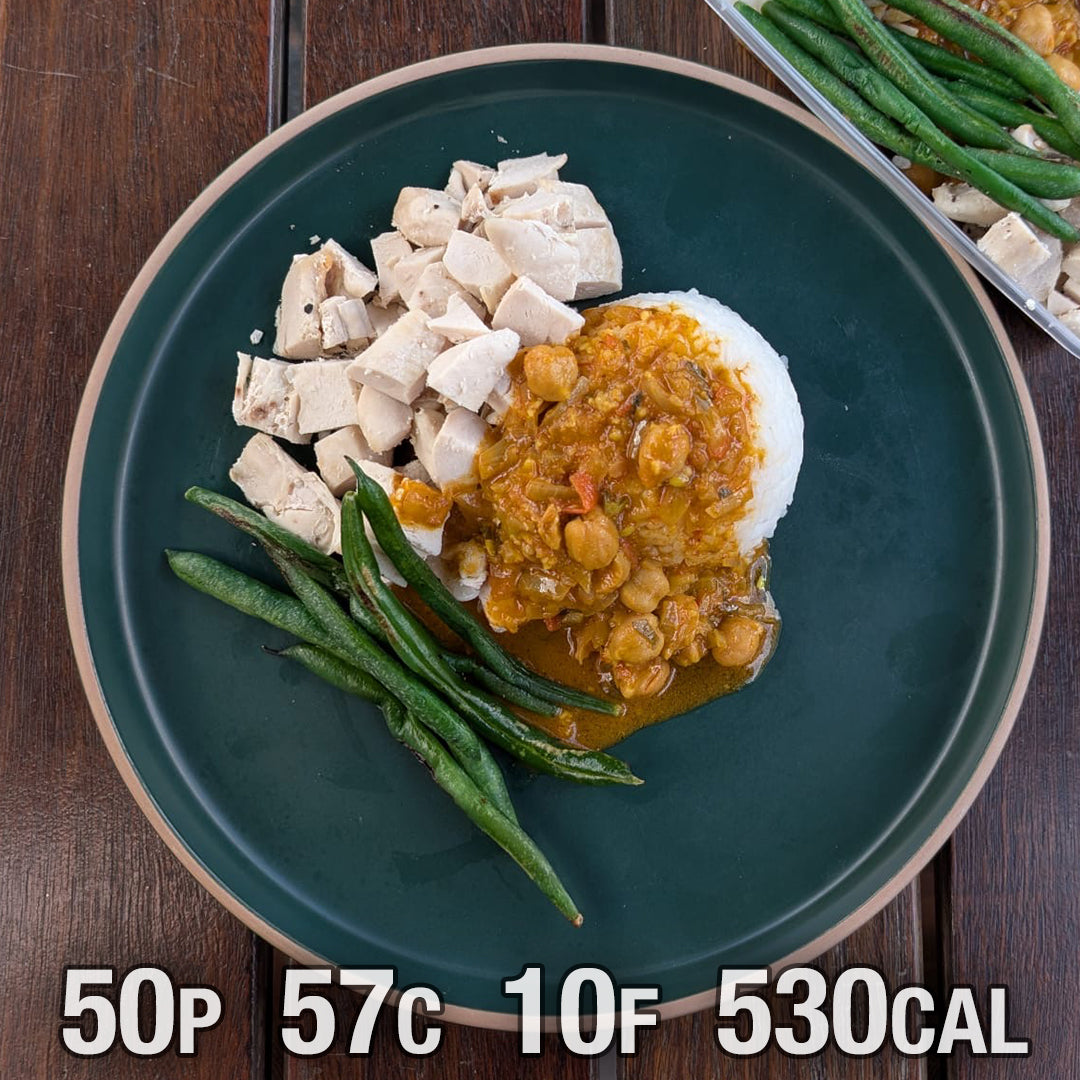 Chickpea Curry with Chicken