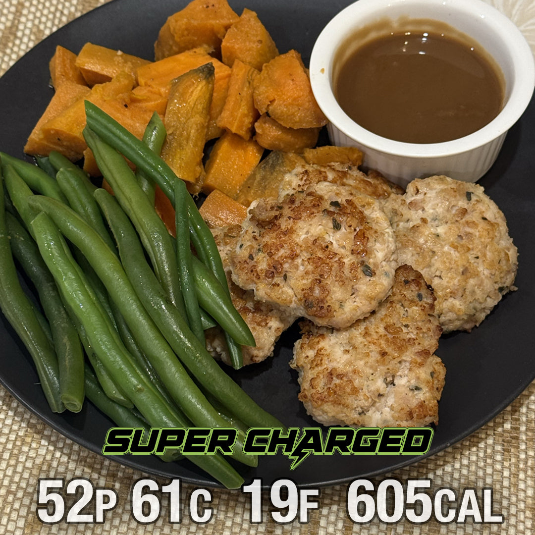 Chicken Rissoles - SUPER CHARGED