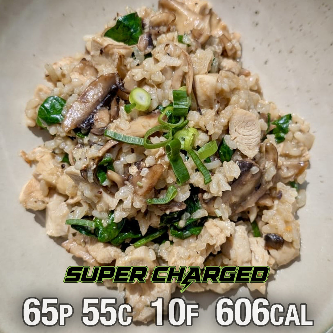 Chicken Mushroom Risotto - SUPER CHARGED