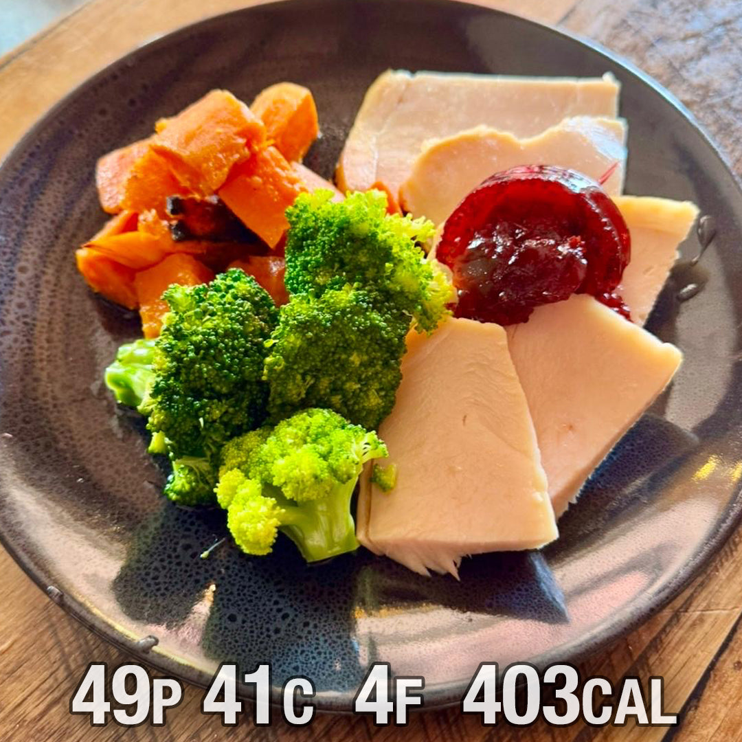 Turkey with cranberry