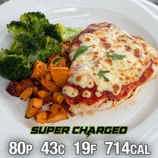 Naked chicken parma - SUPER CHARGED