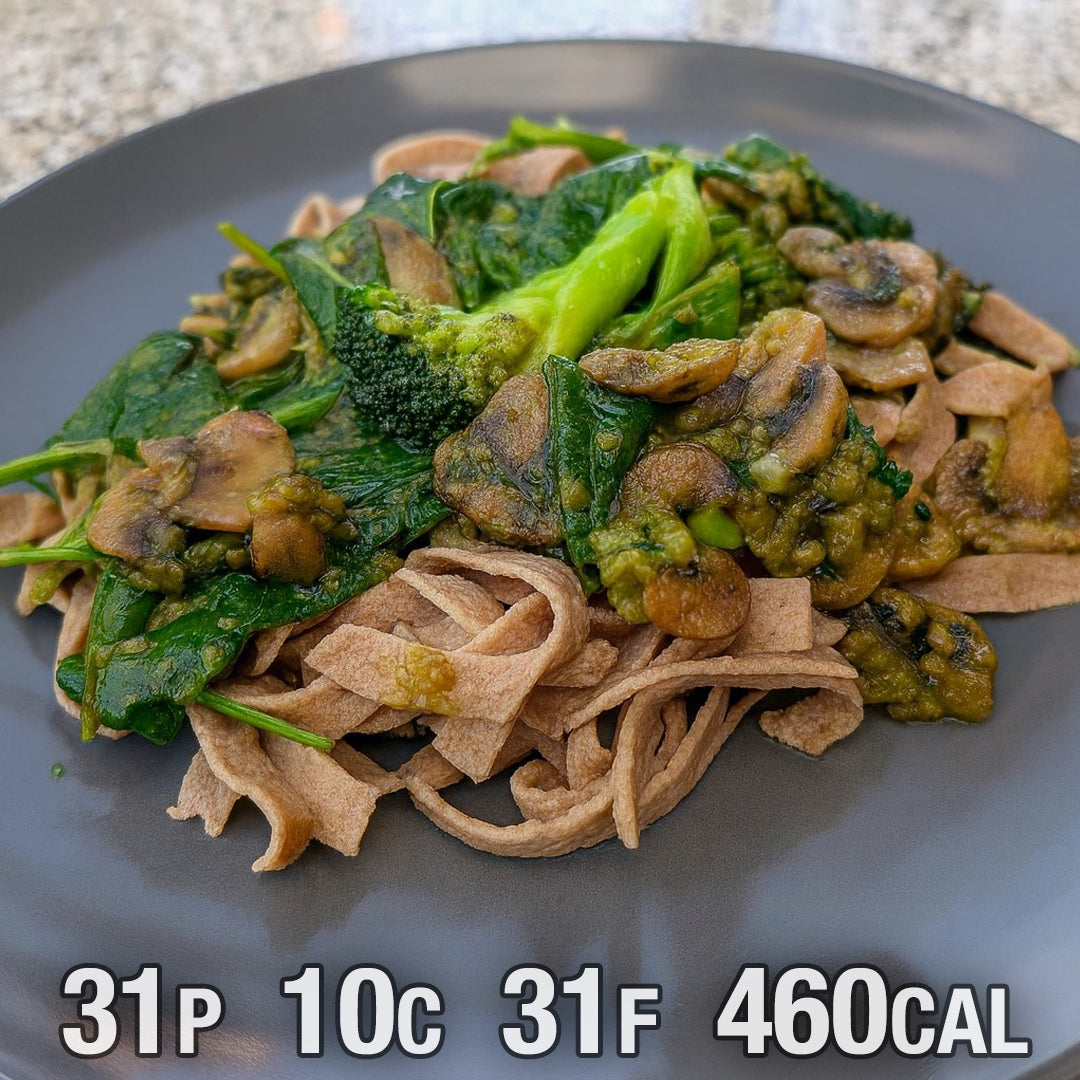 Pesto Protein Pasta