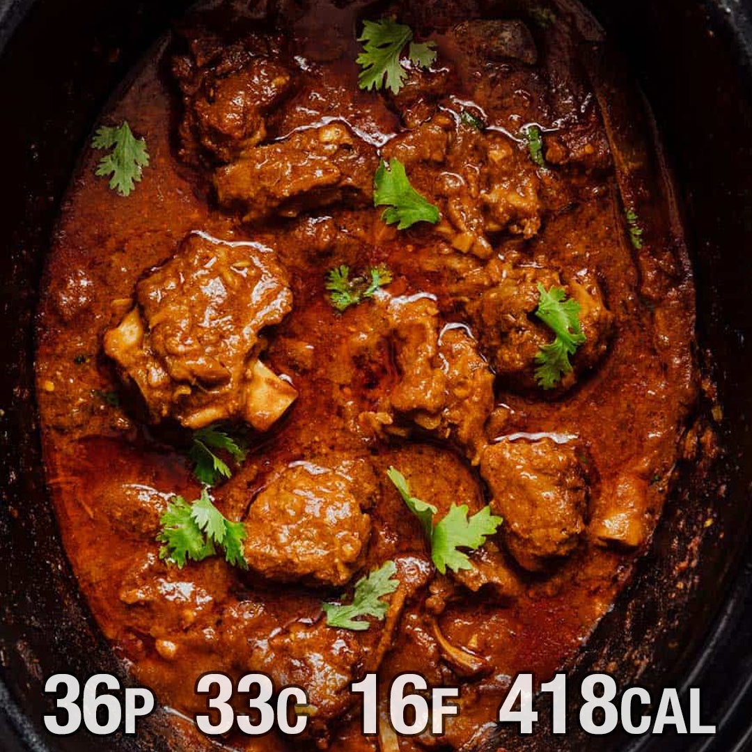 Slow cooked lamb